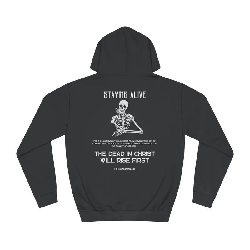 Halloween Jesus shirt, Bones Halloween Christian Shirt, Christian Skeleton Shirt, Jesus Shirt Cotton Hoodie Sweatshirt