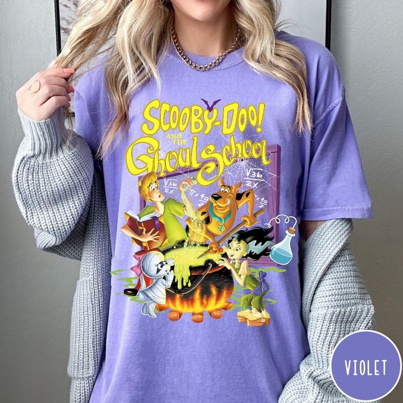 Halloween Scooby Doo Shirt, Scooby Doo And The Ghoul School T-Shirt, Funny Halloween Cartoon Sweatshirt Hoodie