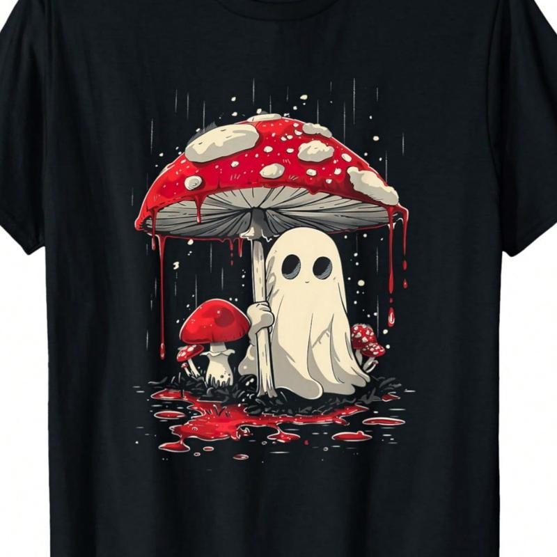 Halloween Shirt Ghost Mushroom Spooky T-Shirt Hoodie, Sweatshirt | UrbanDripWear.com