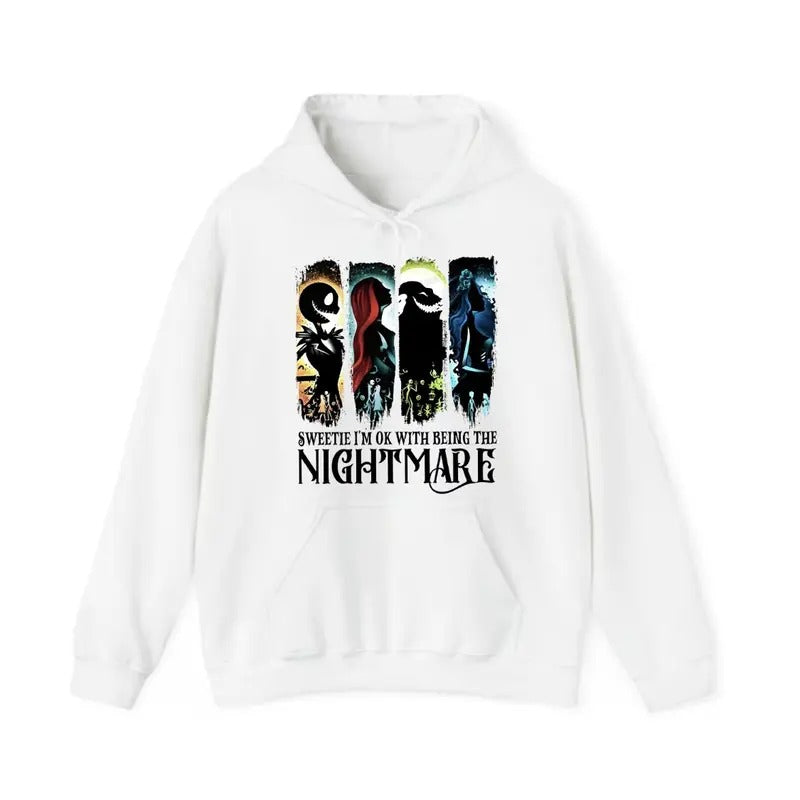 Halloween T-Shirt, Halloween Sweatshirt, Halloween Hoodie, Halloween Gift Lady Comfortstyle{n002}2 | UrbanDripWear.com