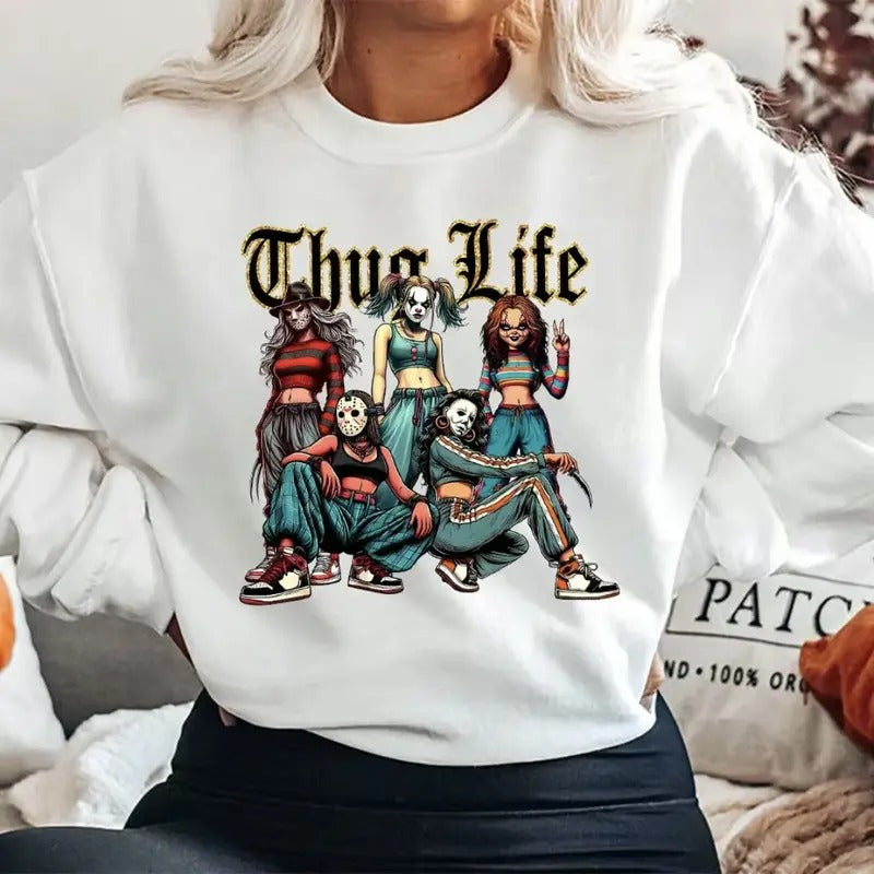 Halloween T-Shirt, Halloween Sweatshirt, Halloween Hoodie, Halloween Gift Shirt Casual Womenswear | UrbanDripWear.com