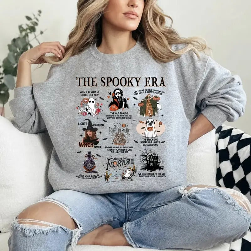 Halloween T-Shirt, Halloween Sweatshirt, Halloween Hoodie, Halloween Giftstyle{n002}4 | UrbanDripWear.com