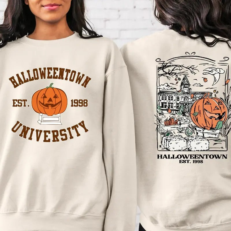 Halloweentown Est 1998 Sweatshirt, Halloweentown University T-Shirts, Hoodie | UrbanDripWear.com