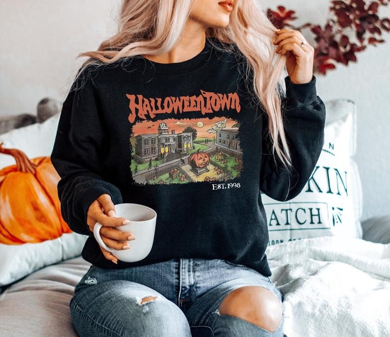 Halloweentown University, Retro Halloweentown Sweatshirt, T-Shirts, Hoodie | UrbanDripWear.com