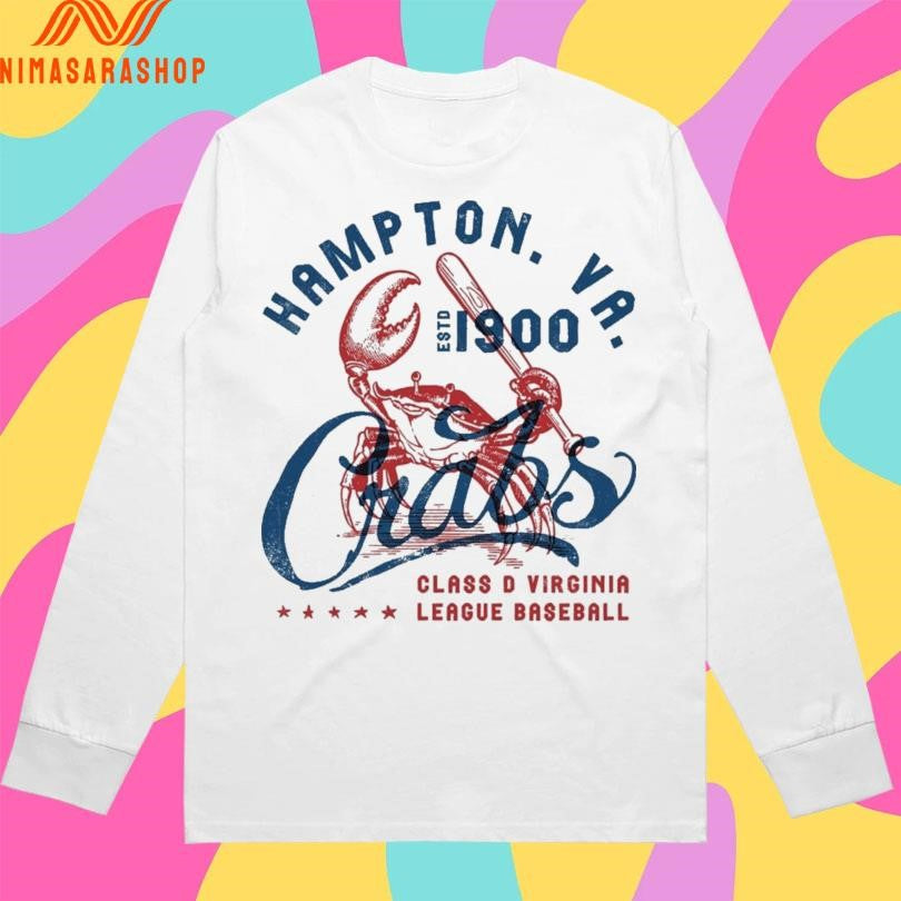 Hampton Va Estd 1900 Class D Virginia League Baseball Shirts