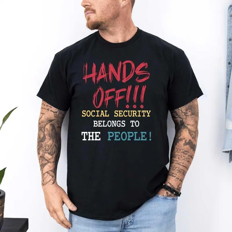 Handdss Offf T-Shirt, Handdss Offf Protest T-Shirt, Politicall Handdss Offf Hoodie, Sweatshirt | UrbanDripWear.com