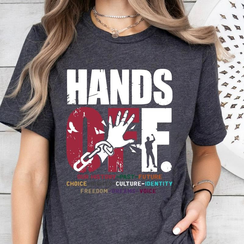 Hands Off Protest Saturday Hands Off Protest Shirt, Trendy Political Sweatshirt, Anti-Government Control Tee, Medicare...