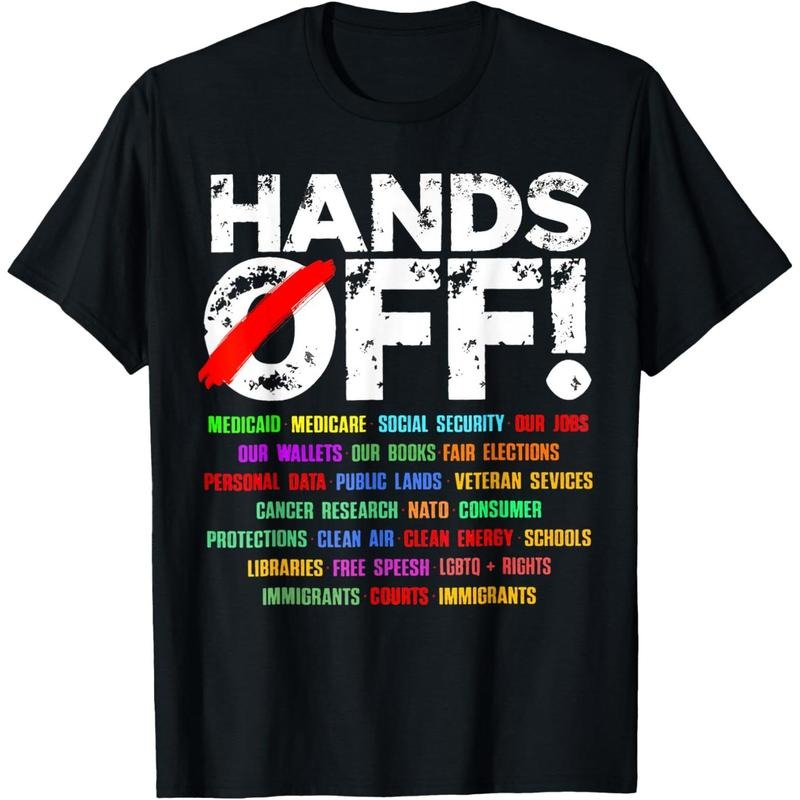 Hands Off Social Security Protest Resist Save Democracy T-Shirt Men Women T-Shirt Hoodie, Sweatshirt | UrbanDripWear.com