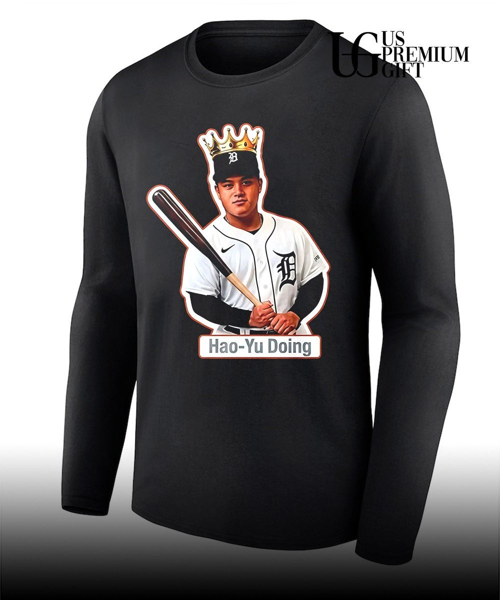 Hao Yu Lee Hao Yu Doing Detroit Tigers baseball shirt