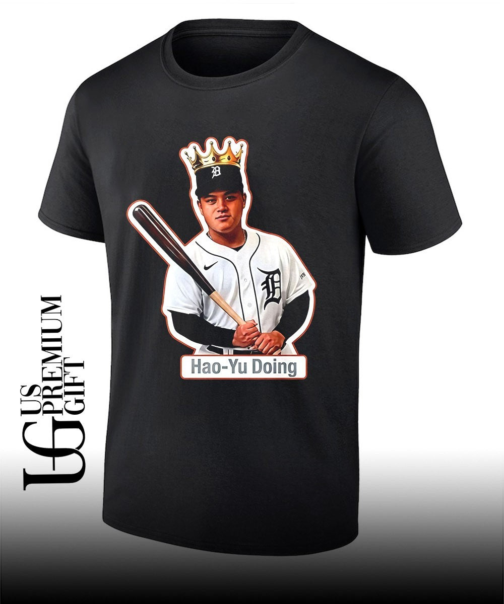 Hao Yu Lee Hao Yu Doing Detroit Tigers baseball shirt