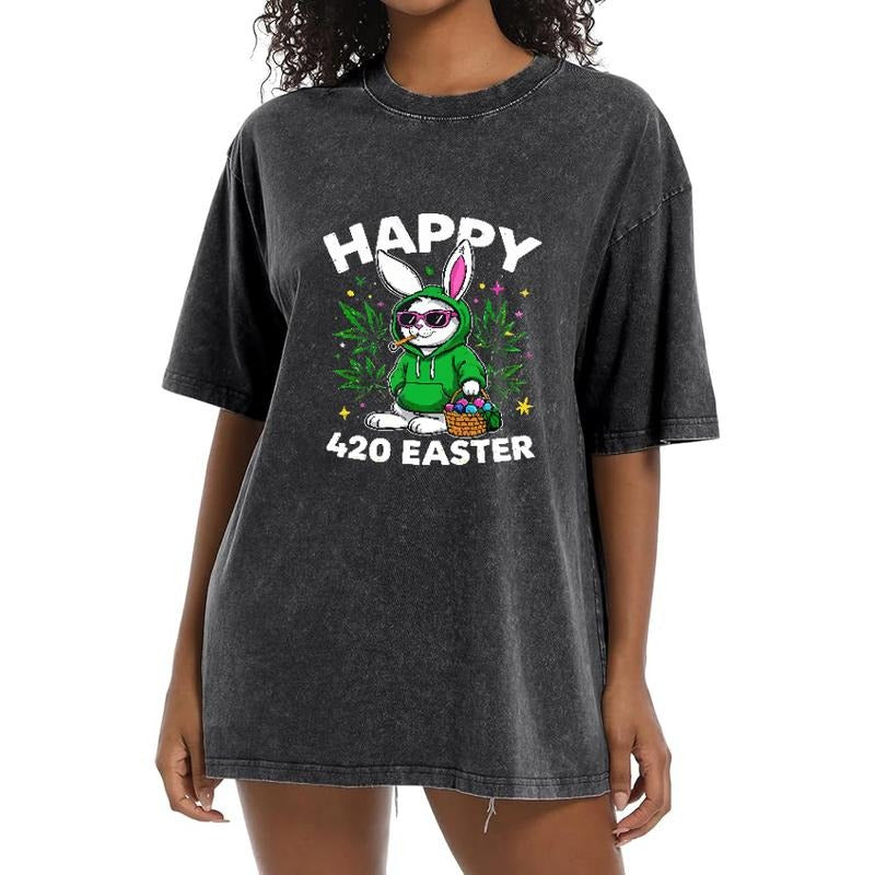 Happy 420 Easter Bunny T-Shirt