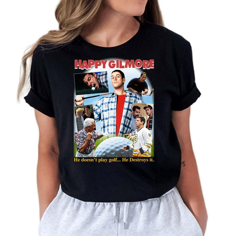 Happy Gilmore Shirt,, Adam Sandler T-Shirt, Adam Sandler Sweatshirt, Adam Sandler Tee Hoodie | UrbanDripWear.com