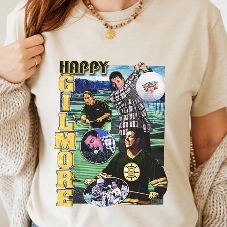 Happy Gilmore T-Shirt Adam Sandler T-Shirt Happy Gilmore Retro T-Shirt Hoodie, Sweatshirt | UrbanDripWear.com