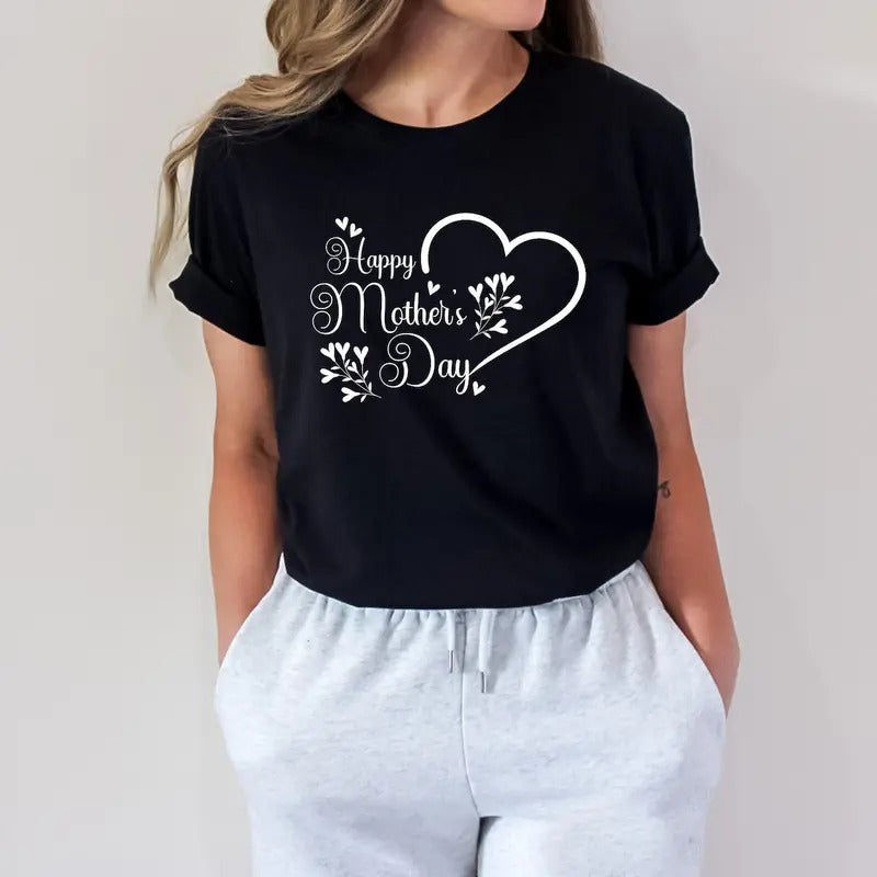 Happy Mother's Day Shirt, Happy Mother's Day Heart Shirt Hoodie, Sweatshirt | UrbanDripWear.com