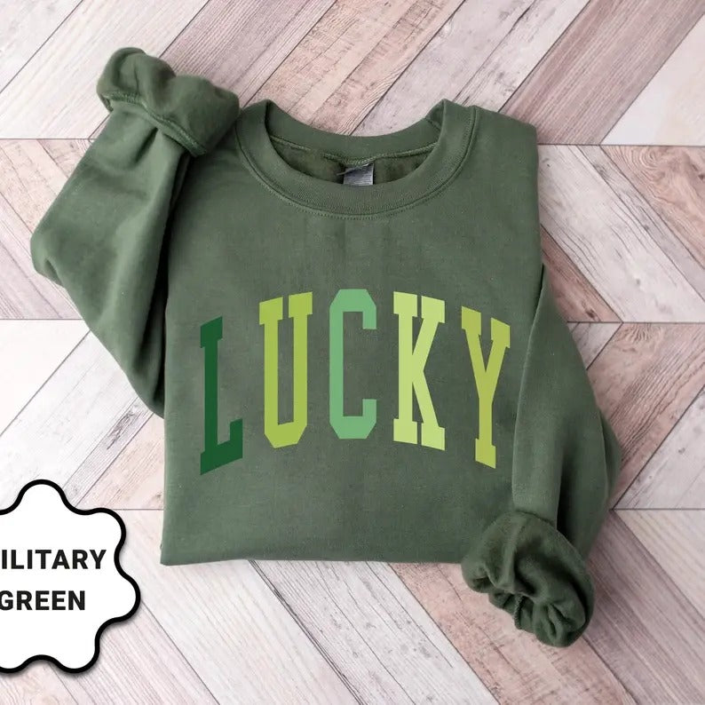 Happy Patrick's Day Lucky Sweatshirt and Hoodie, T-Shirt | UrbanDripWear.com