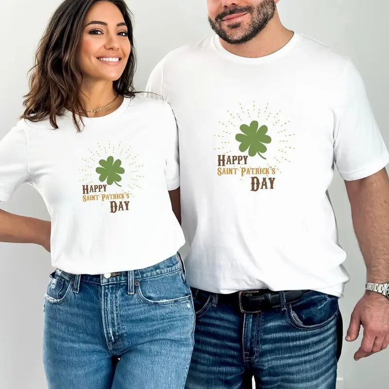 Happy Saint Patrick's Day Shirt, Irish Shirt,St Patrick's Day T-Shirt, Irish Drinking Shirt, Irish Parade Tshirt, St...