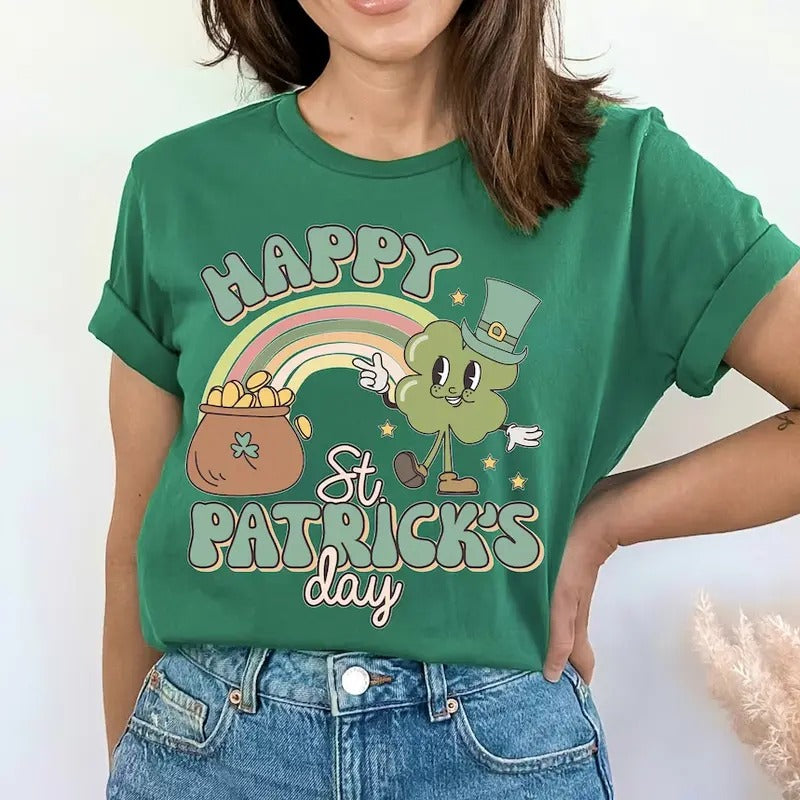 Happy St Patrick's Day Shirt, St Patrick's Day Shirt, St Patty's Shirt, Lucky Shirt, Luck of the Irish, Irish Day Shirt,...
