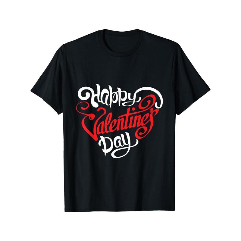 Happy Valentines Day Men'S T-Shirts, Funny Valentine'S Day Novelty Graphic Printed Tee, Short Sleeve Valentine'S Day...