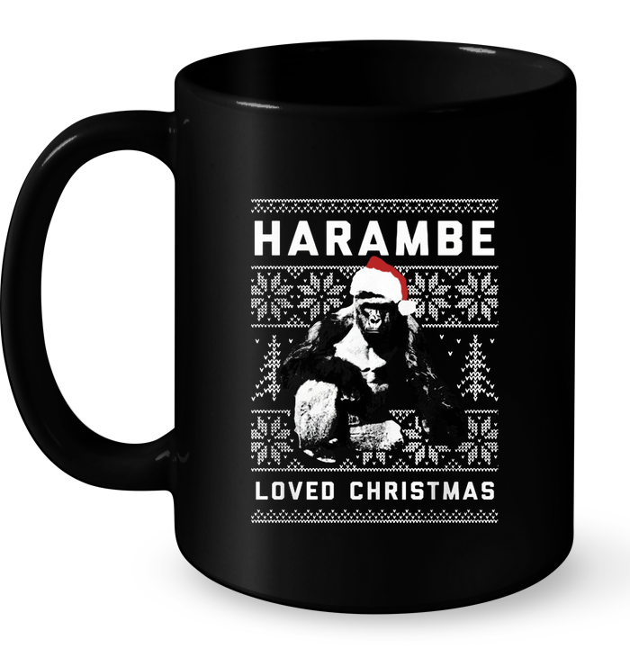 Harambe Loved Christmas Ugly Sweater