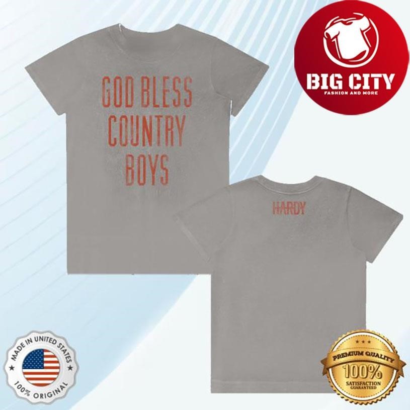 Hardy God Bless Country Boys Two Sided Shirt