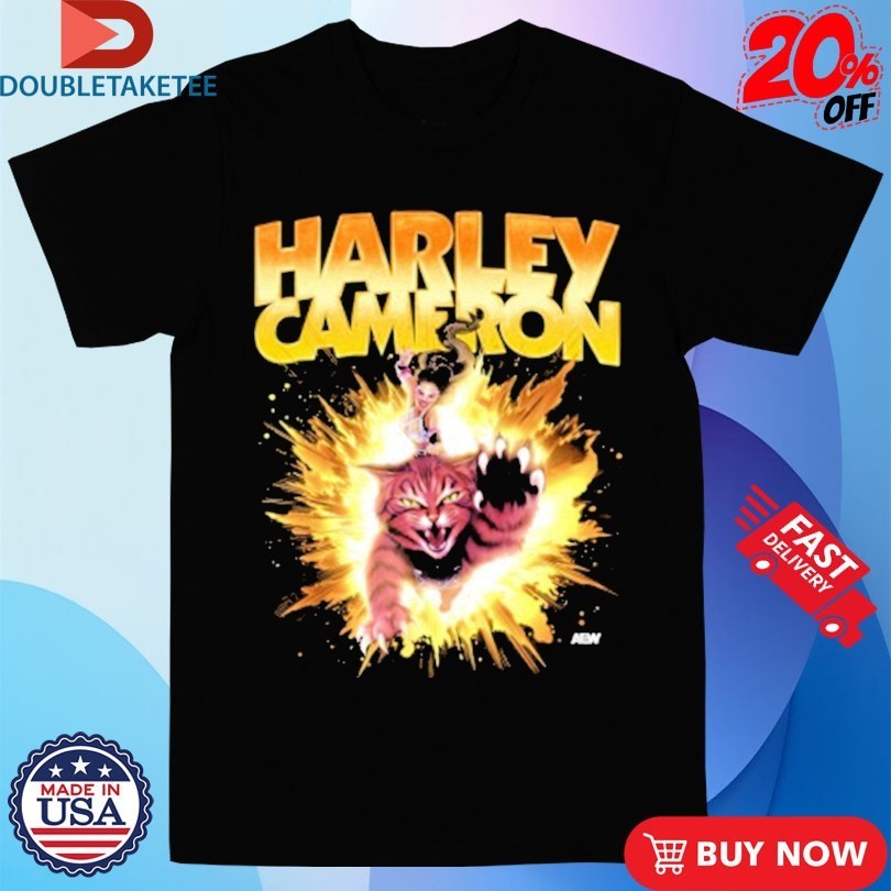 Harley Cameron Battle Harley AEW Cat Shirts