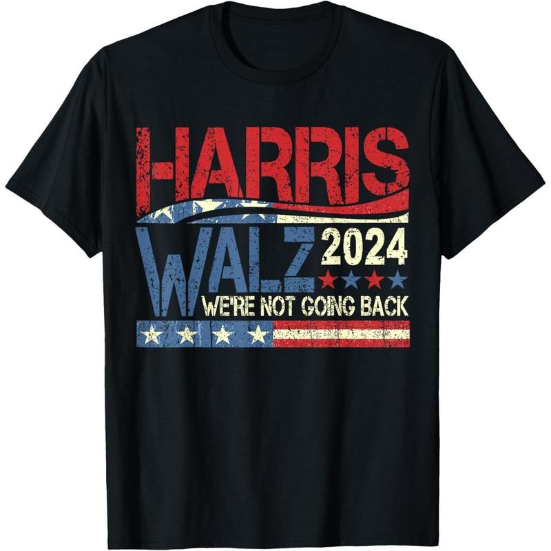 Harris Walz 2024 Kamala Harris 2024 Tim Walz 2024 USA Flag T-Shirt made in usa Hoodie, Sweatshirt | UrbanDripWear.com