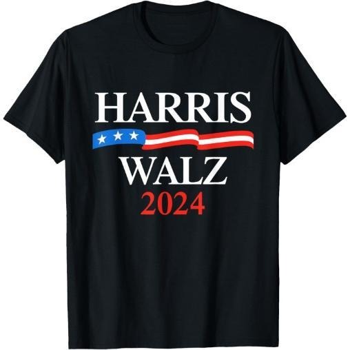 Harris Walz 2024 T-Shirt made in usa Hoodie, Sweatshirt | UrbanDripWear.com
