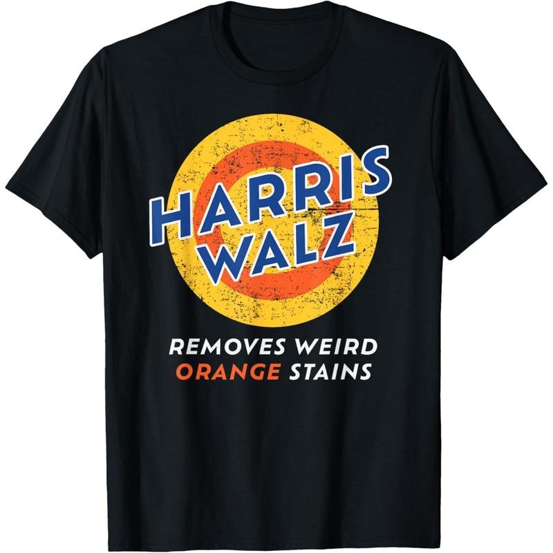 Harris Walz 2024 Waltz Removes Weird Orange Stains T-Shirt made in usa Hoodie, Sweatshirt | UrbanDripWear.com