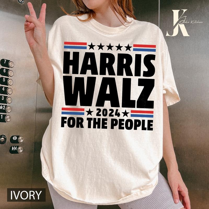 Harris Walz 2024, For The People, Kamala Walz PNG, VP Tim Walz, Vote Democrat, 2024 Election, Vote Harris, Harris For...