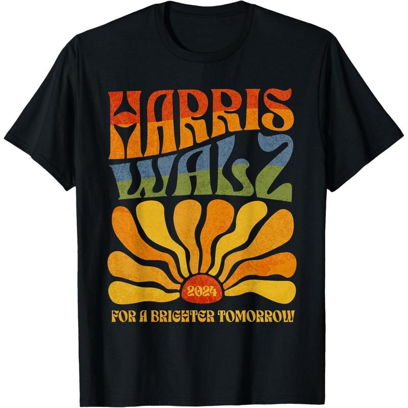 Harris Walz For A Brighter Tomorrow 2024 T-Shirt made in usa Hoodie, Sweatshirt | UrbanDripWear.com