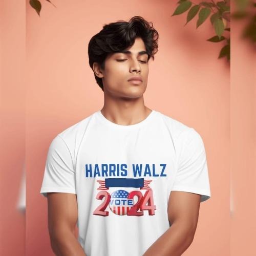Harris Walz T-Shirt - Harris Walz Vote Campaign Shirt | Patriotic Political Tee | Unisex Election Gift for Him - Election...