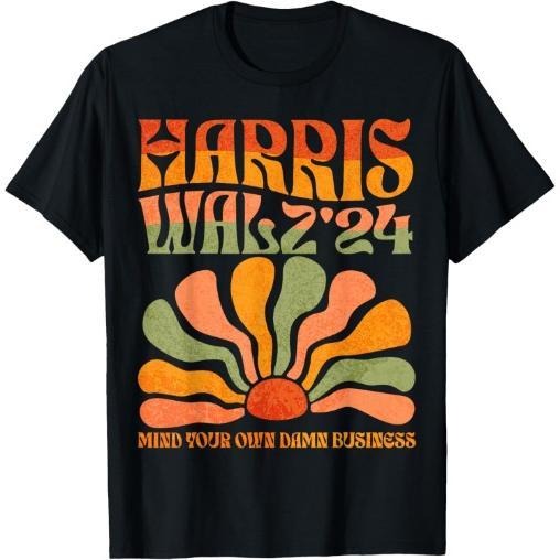 Harris Walz Waltz 2024 Mind Your Own Damn Business T-Shirt made in usa Hoodie, Sweatshirt | UrbanDripWear.com