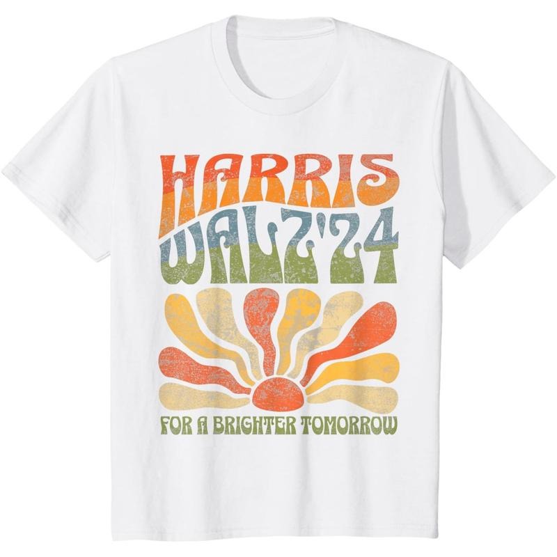 Harris Walz for A Brighter Tomorrow, Kamala Harris Tim Waltz T-Shirt made in usa Hoodie, Sweatshirt | UrbanDripWear.com