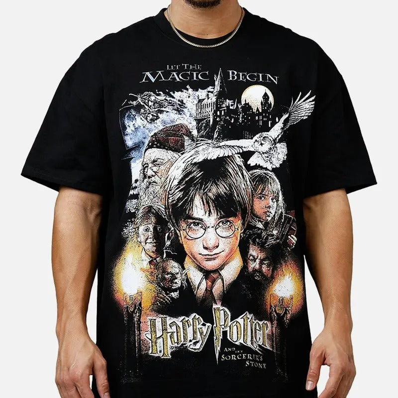 Harry P. Vintage T-Shirt Trending Movie Shirt Menswear Womenswear Streetwear Movie Fans Graphic Casual Clothing Crewneck...