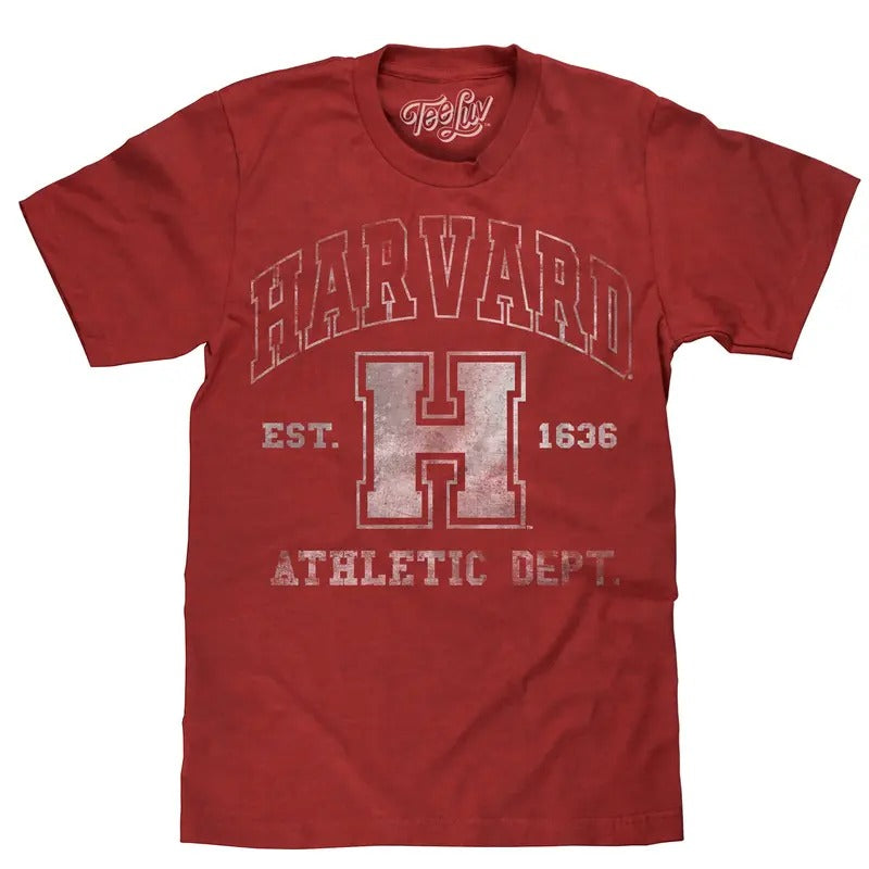 Harvard Athletic Department T-Shirt - Crimson Hoodie, Sweatshirt | UrbanDripWear.com