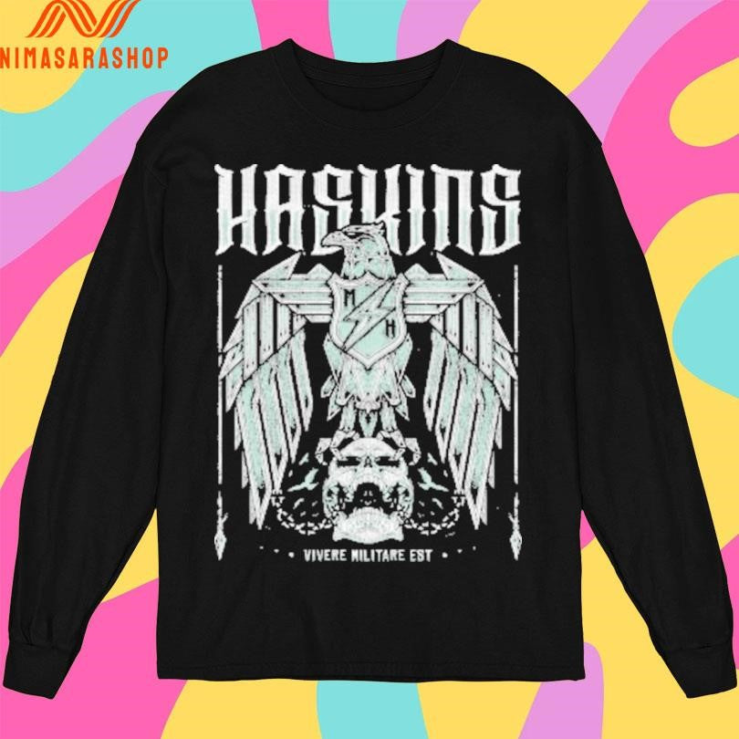 Haskins Eagle Vivere Militare Est Shirts
