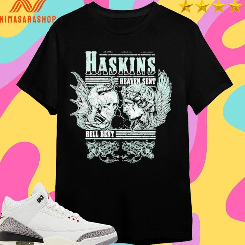Haskins Heaven Sent Hell Bent 2024 Angels And Demons Shirts