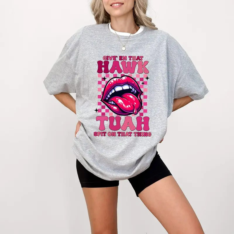 Hawk Tuah Social Club 2024 T-Shirt, Hawk Tuah Spit on That Thang Shirt, Trending Viral Hawk 2024 Hoodie, Sweatshirt