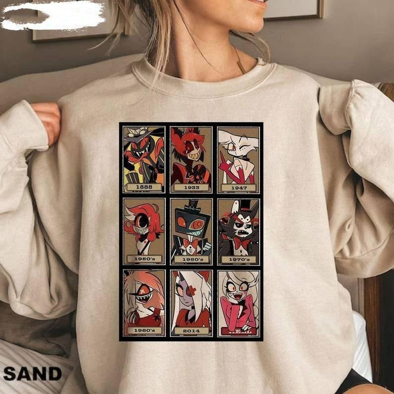 Hazbin Hotel Characters Of Years Helluva Boss  Sweatshirts T-Shirts, Hoodie | UrbanDripWear.com