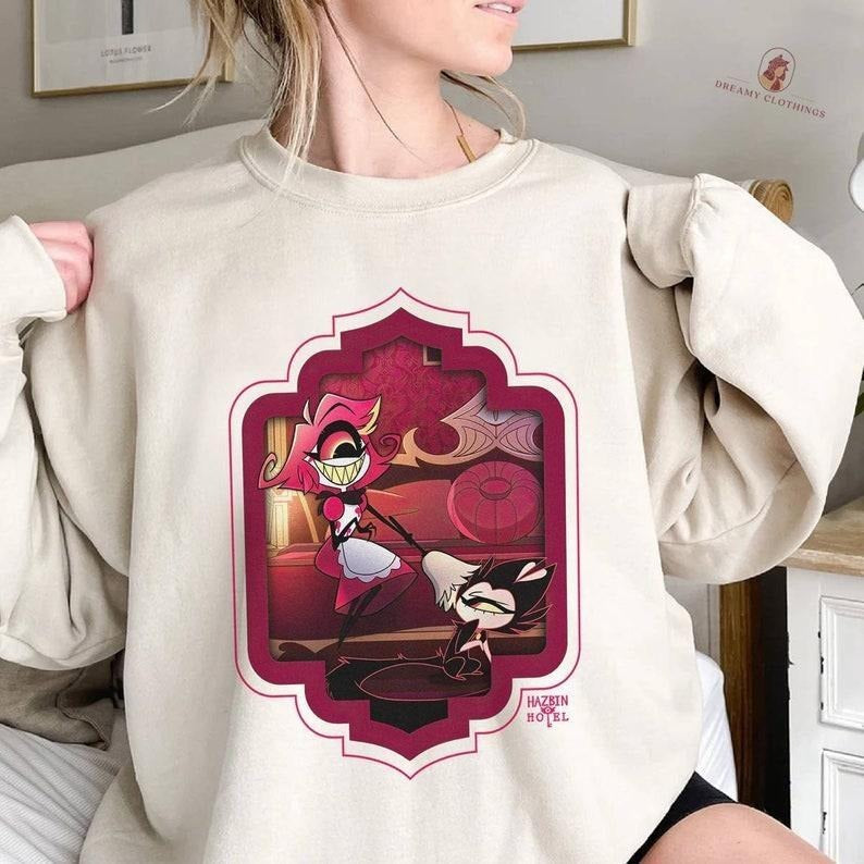 Hazbin Hotel Niffty Hazbin Hotel Charlie Sweatshirt T-Shirts, Hoodie | UrbanDripWear.com