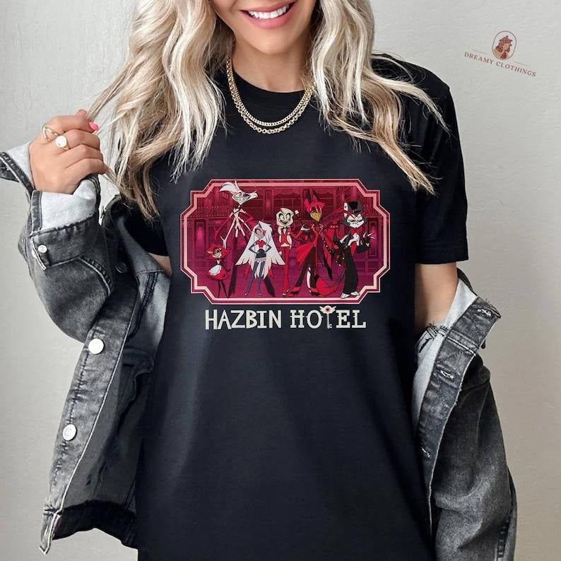Hazbin Hotel Shirt Alastor Shirt Charlie Angel Dust Shirt Hoodie, Sweatshirt | UrbanDripWear.com