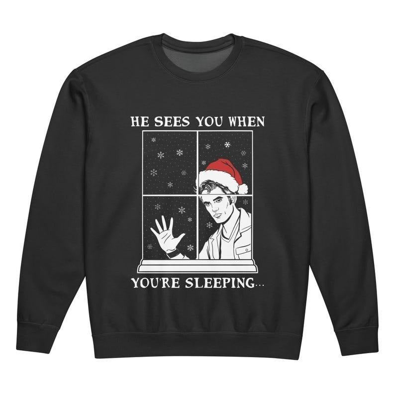 He Sees You - Unisex comfort colors fleece crewneck sweatshirt T-Shirts, Hoodie | UrbanDripWear.com
