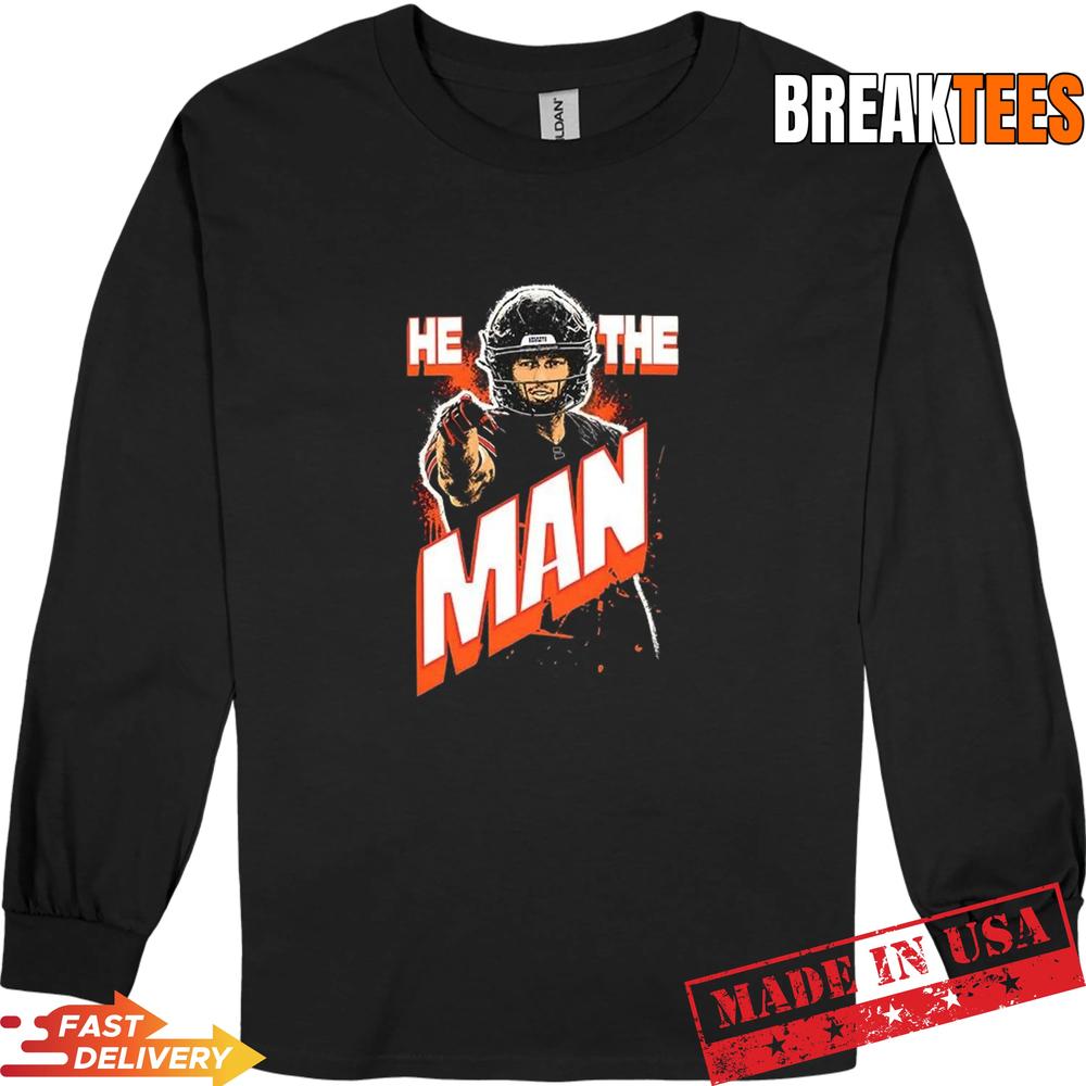 He The Man Chicago Bears Football Player T-Shirt