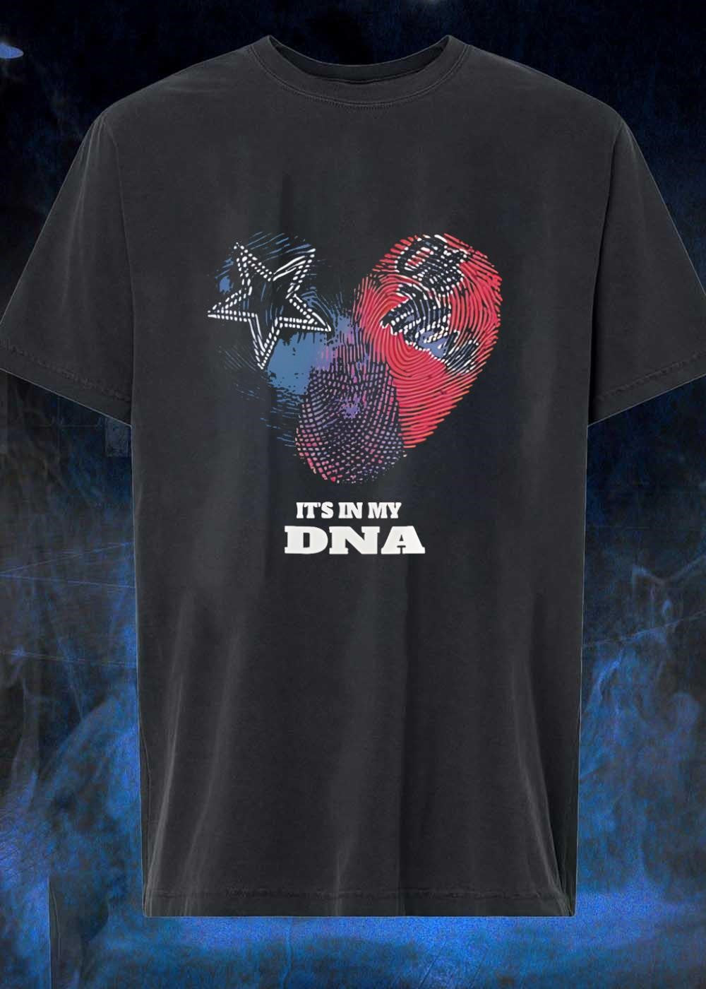 Heart Fingerprint Patriotism It’s in My DNA T-Shirt