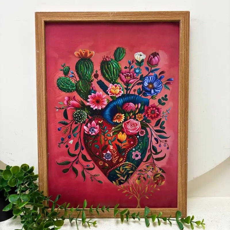 Heart Of Mexico Print Poster, War Art Gulf Coast Shirt Mexico Beach Home Decor, Texas Alabama Mississippi Florida Beach...