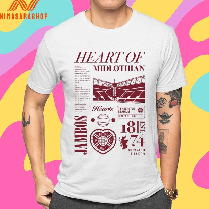 Hearts Of Midlothian Jambos Hearts Iconic Collection Shirts
