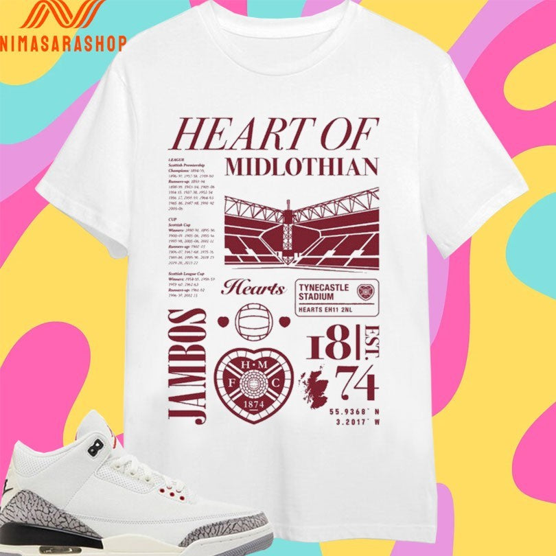 Hearts Of Midlothian Jambos Hearts Iconic Collection Shirts