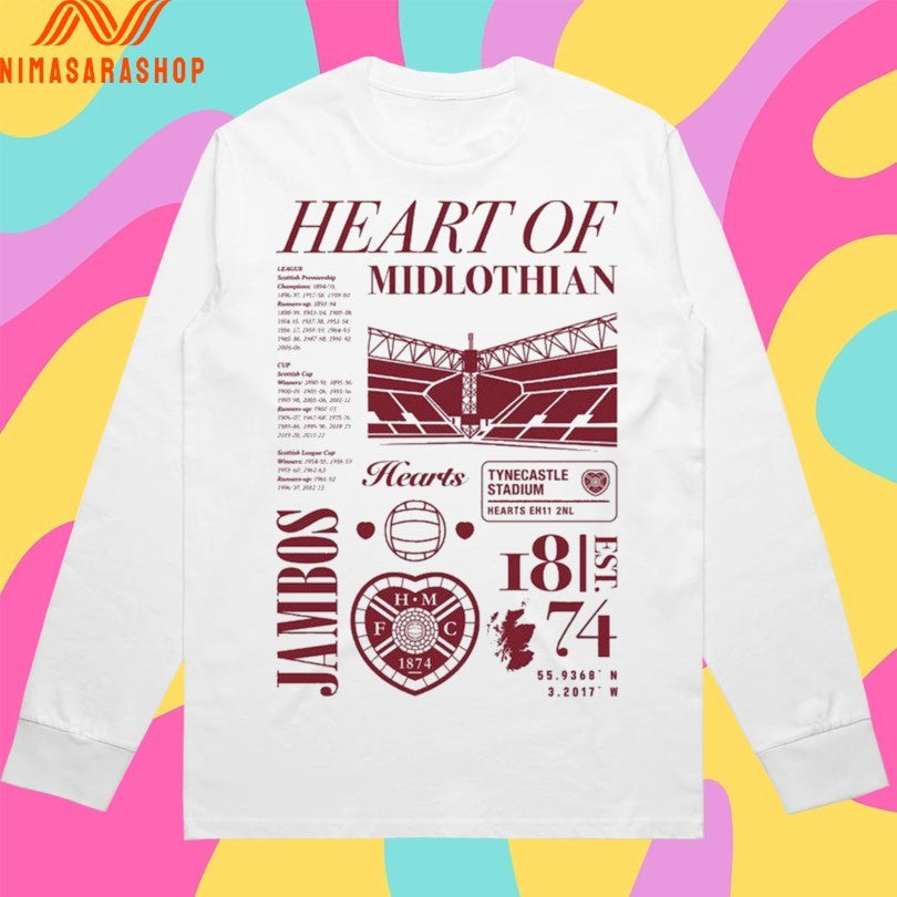 Hearts Of Midlothian Jambos Hearts Iconic Collection Shirts