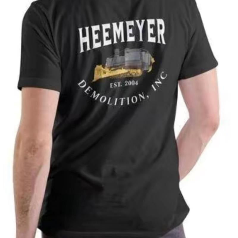 Heemeyer Demolition Inc T-Shirt for Men - Short Sleeve Crewneck Tee Cotton Menswear Hoodie, Sweatshirt | UrbanDripWear.com