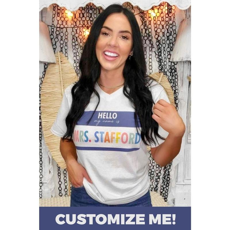 Hello My Name is V-Neck T-Shirt Hoodie, Sweatshirt | UrbanDripWear.com
